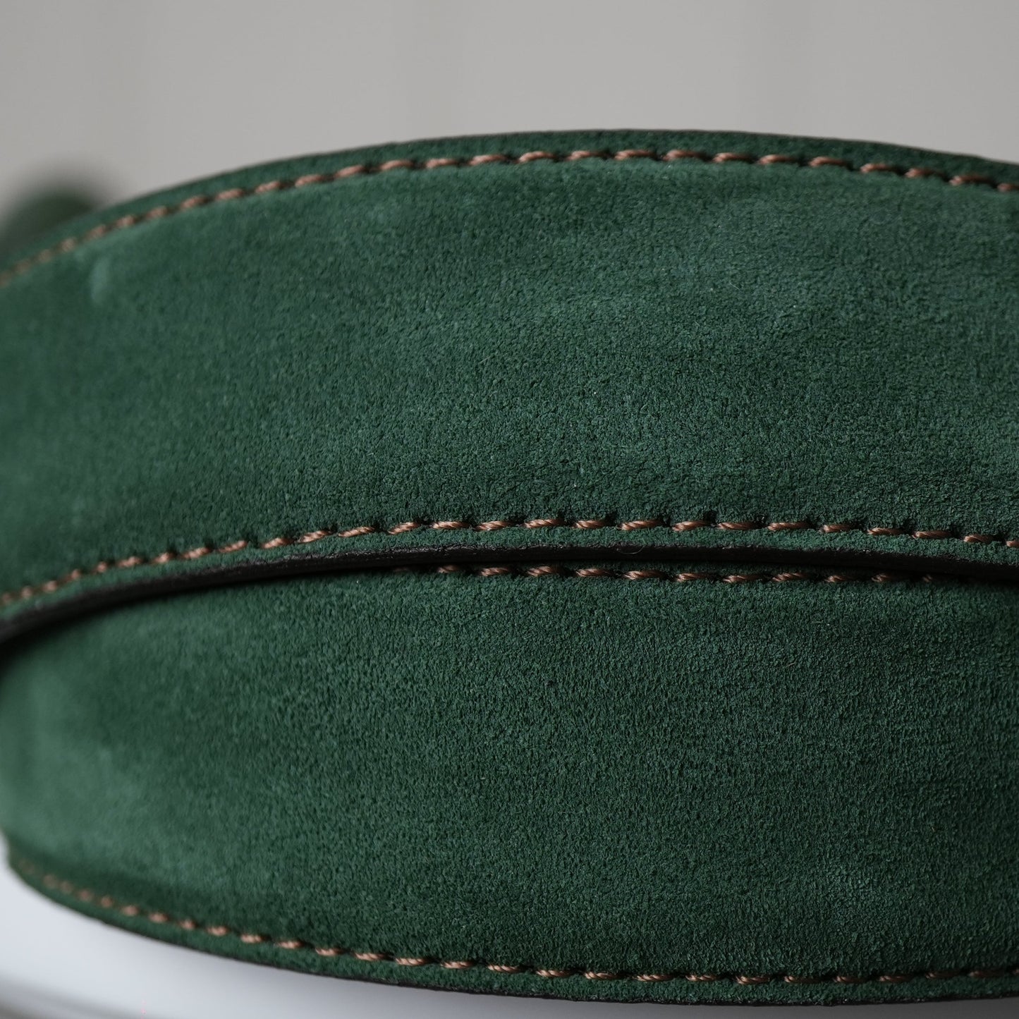 Green Suede Belt 35mm