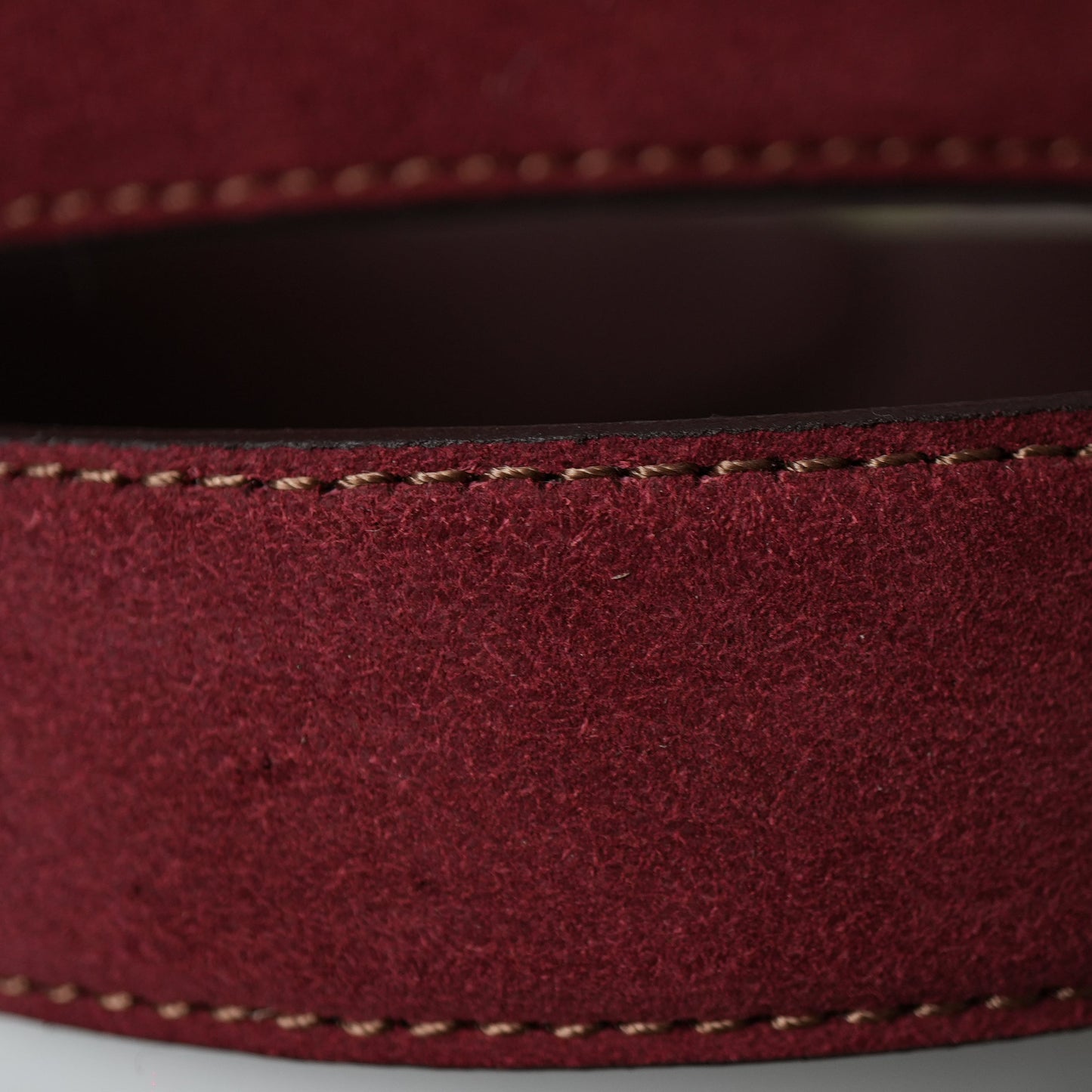 Red Suede Belt 35mm