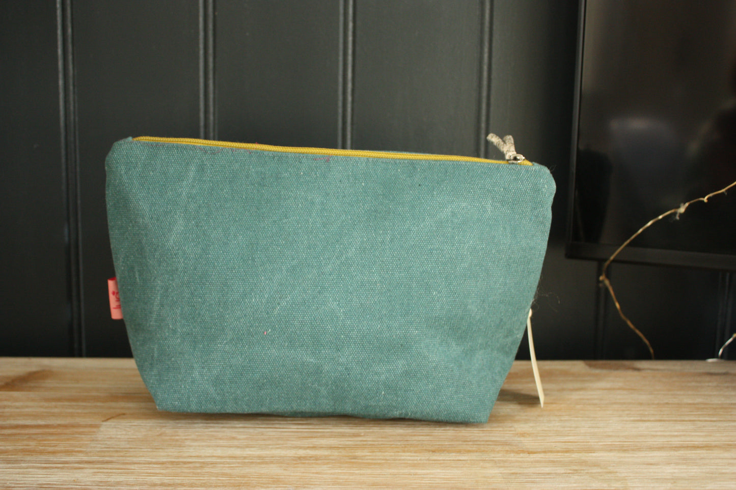Lua Sausage Dog Wide Cosmetic Purse