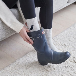 Sweet William Designs 'Black Cockapoo/Labradoodle' Dog Walking Socks