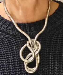 Bendy Necklace (Silver)