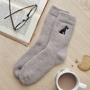 Sweet William Designs 'Black Cocker Spaniel' Dog Walking Socks