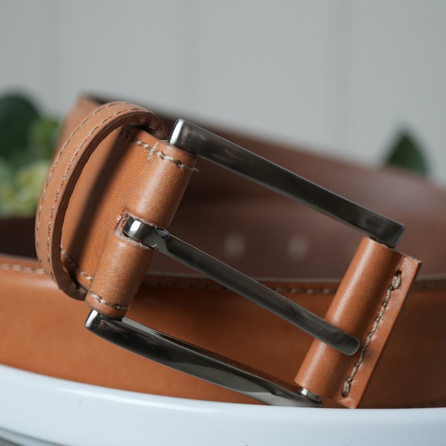 Tan Leather Belt 35mm