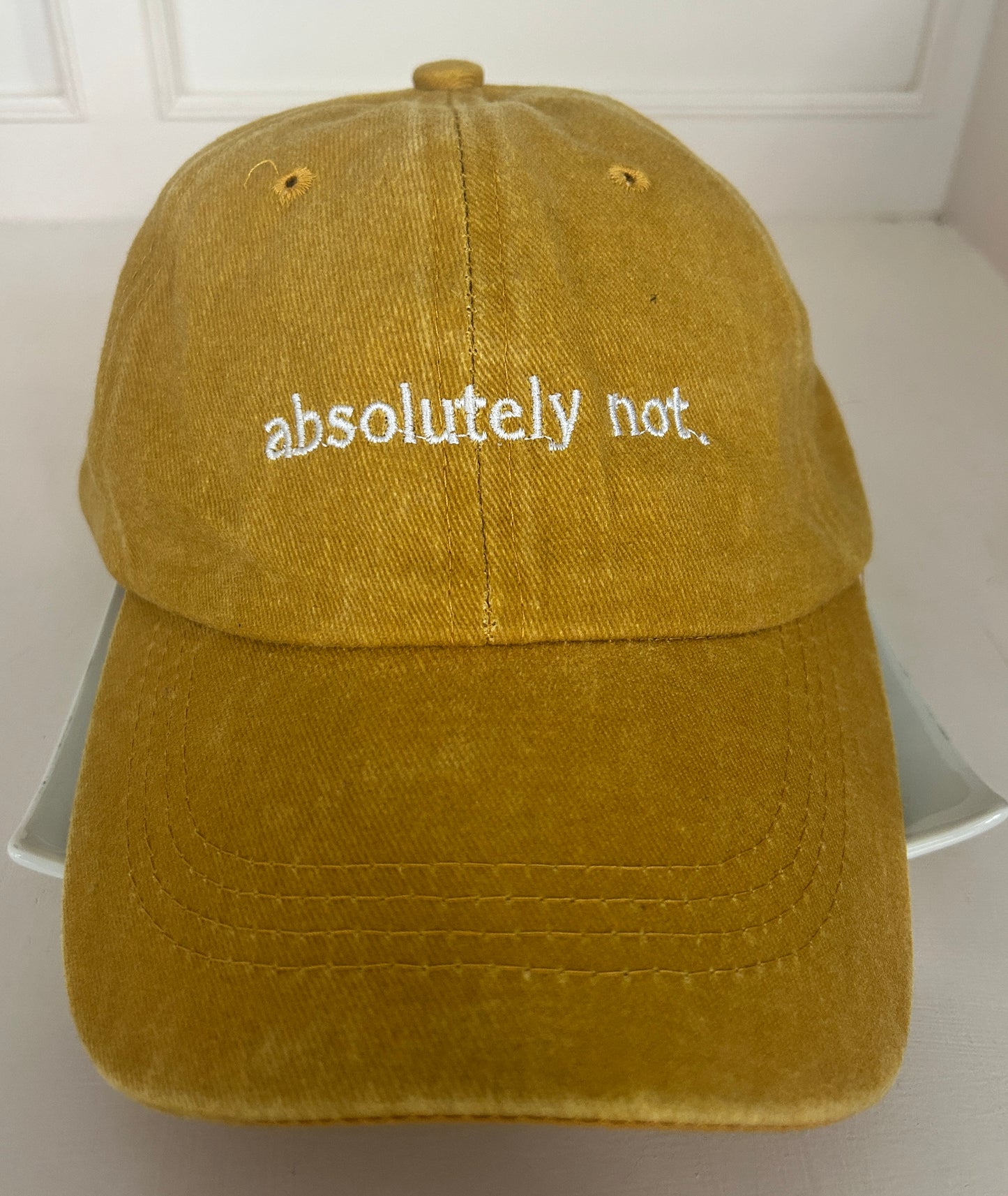 'absolutely not' Vintage Coloured Cap