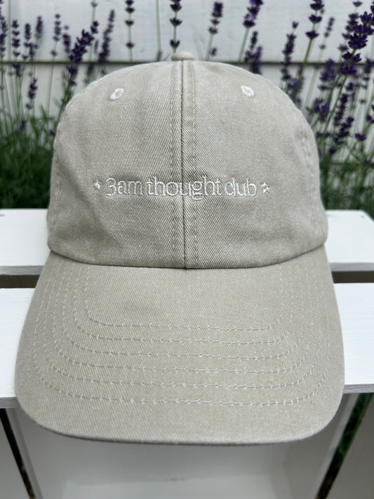 Vintage Coloured Cap '3am thought club'