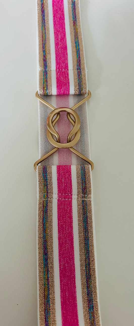 Pink Stretch Belt - Small
