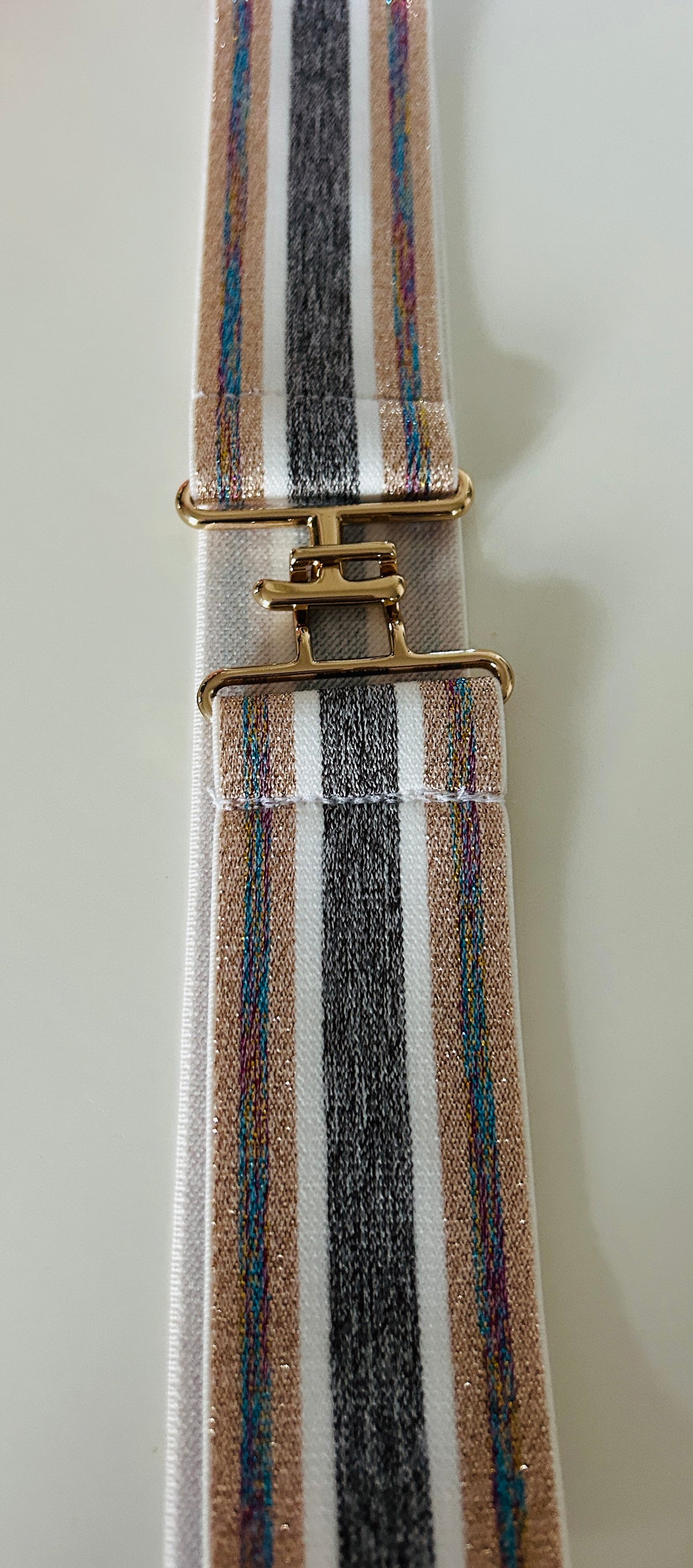Light Grey Stretch Belt - Small