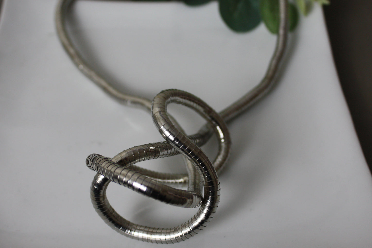 Bendy Necklace (Silver)