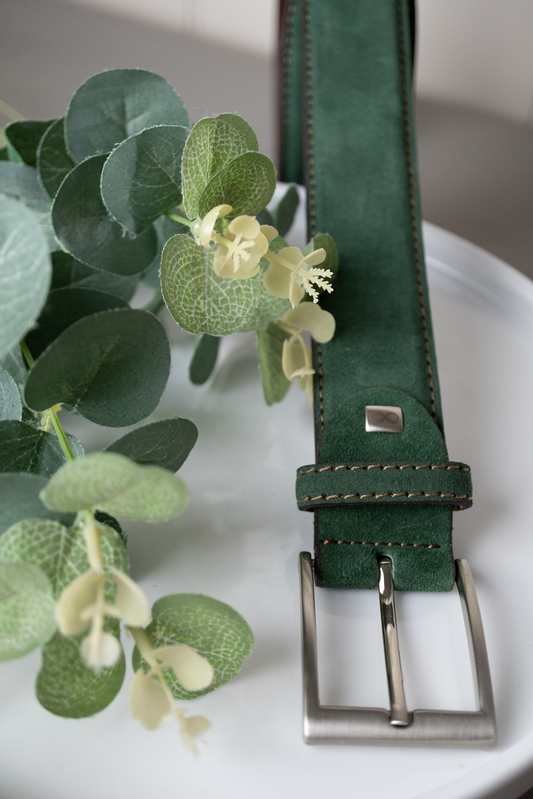 Suede Belt - Green