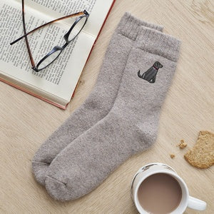 Sweet William Designs 'Chocolate Labrador' Dog Walking Socks