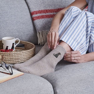 Sweet William Designs 'Chocolate Labrador' Dog Walking Socks