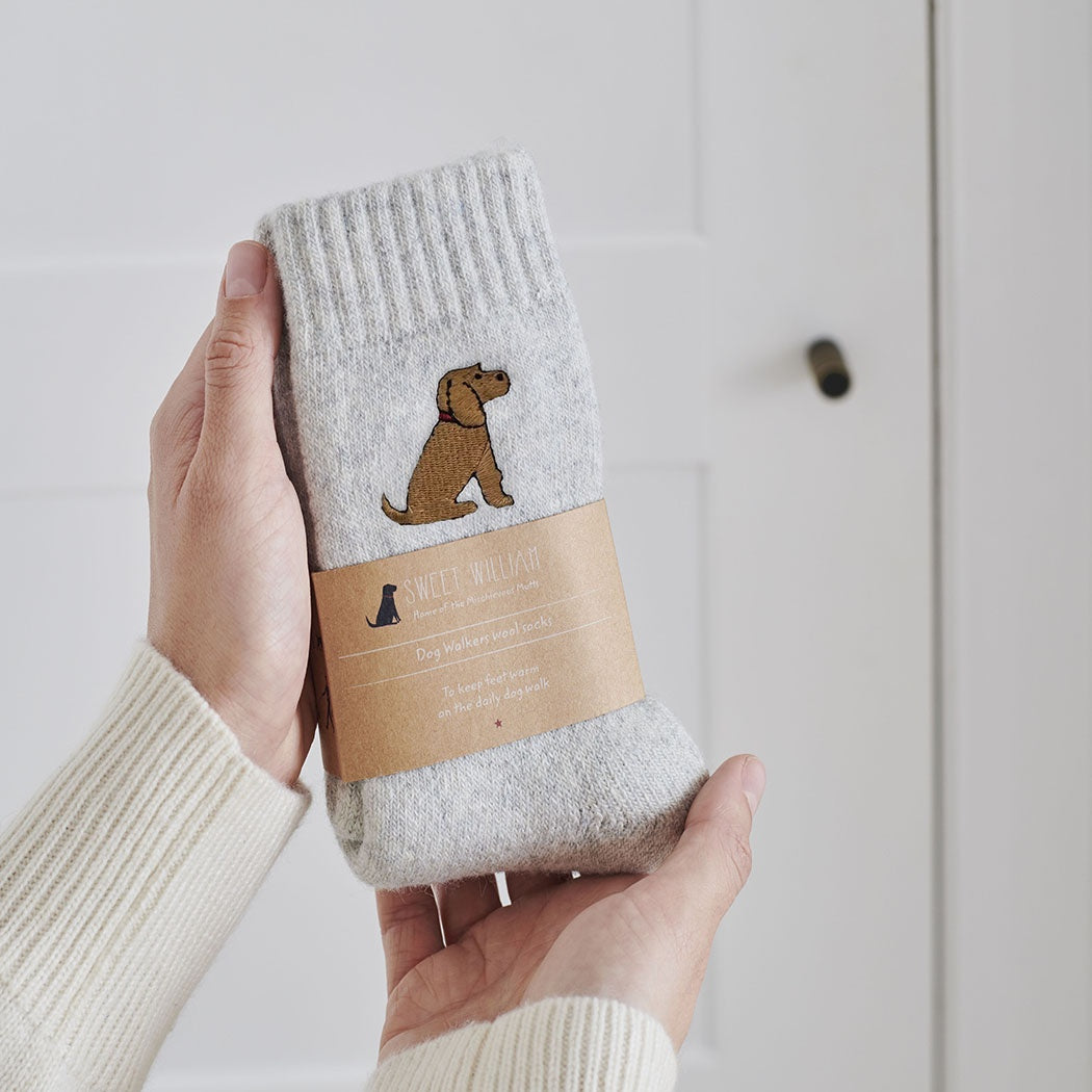 Sweet William Designs 'Golden Cocker Spaniel' Dog Walking Socks