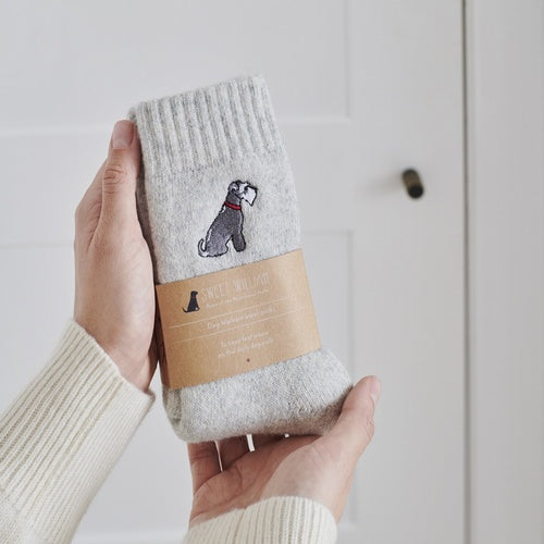 Sweet William Designs 'Schnauzer' Dog Walking Socks