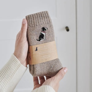 Sweet William Designs 'Springer Spaniel (Black & White)' Dog Walking Socks