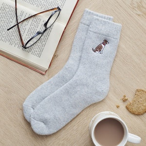 Sweet William Designs 'Springer Spaniel (Liver & White)' Dog Walking Socks